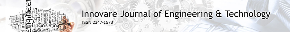 Innovare Journal of Engineering & Technology